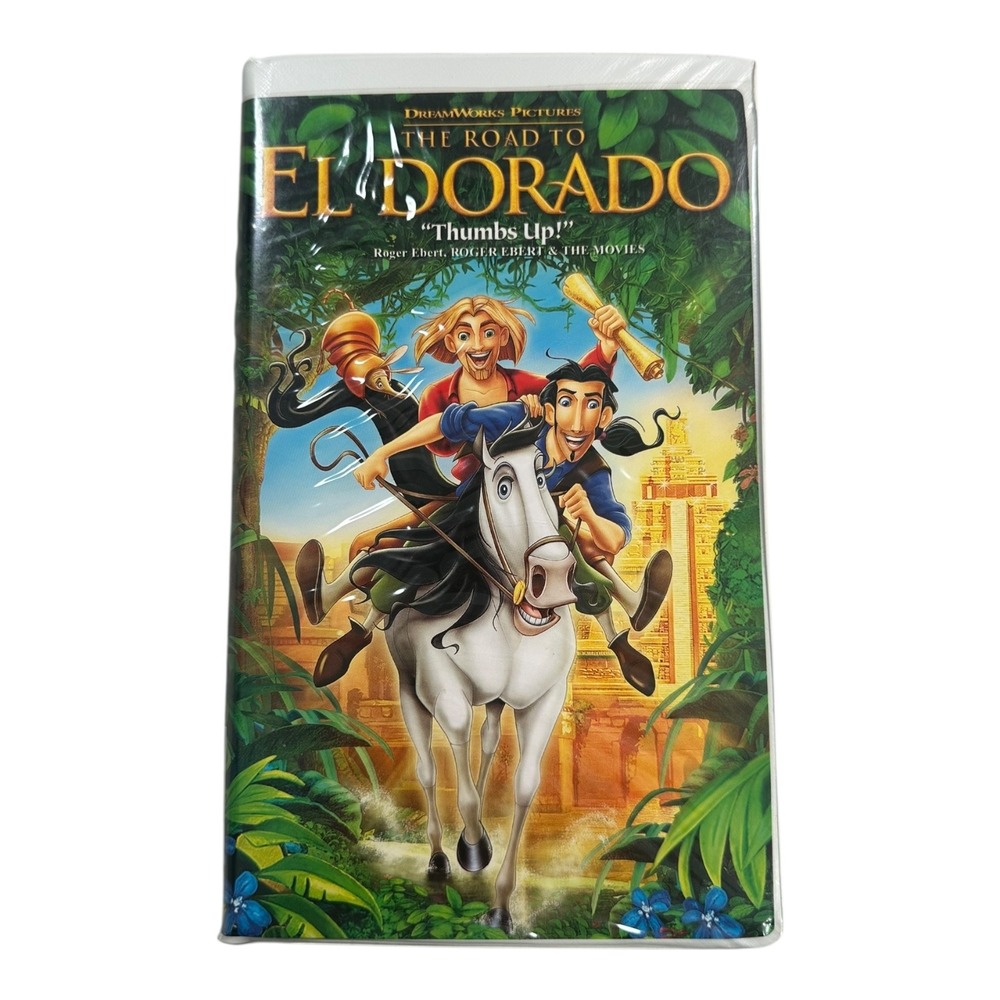 The Road to El Dorado‎ VHS Movie Dreamworks Pictures Animated Film